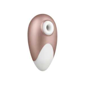Satisfyer Deluxe - vodotěsný nabíjecí vibrátor na klitoris (béžově bílý)