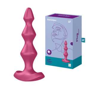 Satisfyer Lolli Plug 1 vibrační anální kolík Bordeaux