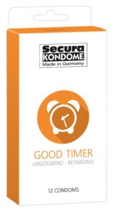 Secura Good Timer - kondomy na oddálení ejakulace (12 ks)