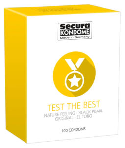 Secura Test the Best - výběr kondomů (100ks)