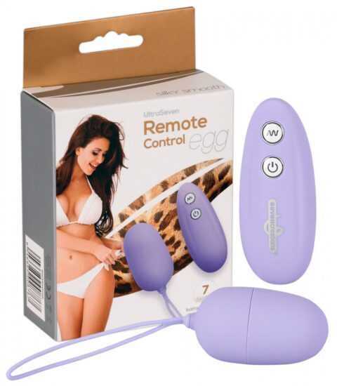 Seven Creations Remote U7 - vibrační vajíčko (fialové)