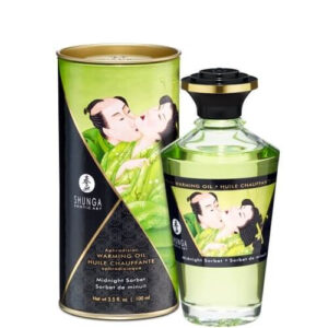 Shunga - Aphrodisiac Warming Oil Midnight Sorbet 100 ml