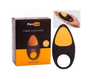 Silikonový kroužek na penis od značky Pornhub s nabíjecím vibračním stimulátorem klitorisu