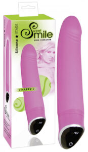 Sweet Smile Happy - vibrátor ružový (22 cm)