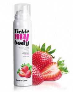 TICKLE MY BODY - STRAWBERRY massage foam (150ml)