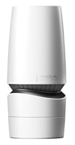 Tenga Aero - Super Sucking Mouth Masturbator (White-Silver)