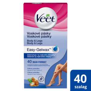 Veet Easy Strip - cold resin tapes - for sensitive skin (40pcs)