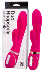 Vibe Couture Duo Rhapsody - nabíjecí vodotěsný vibrátor (růžový)