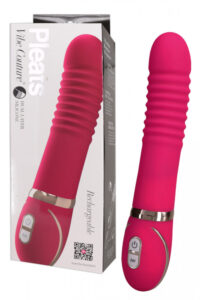 Vibe Couture Pleats - Bordás vibrator (pink)
