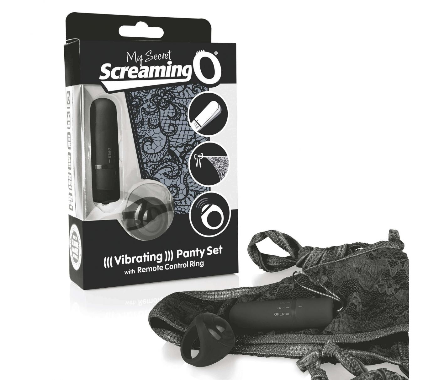 Vibrační kalhotky pro vzrušující zážitky s bezdrátovým ovládáním vibrující kalhotky SCREAMING