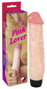 YOU2TOYS Pink Lover - gelový vibrátor (23 cm)