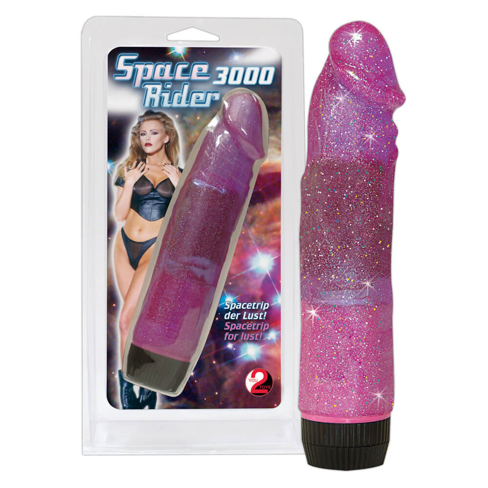 YOU2TOYS Space Rider - gelový vibrátor (18 cm)