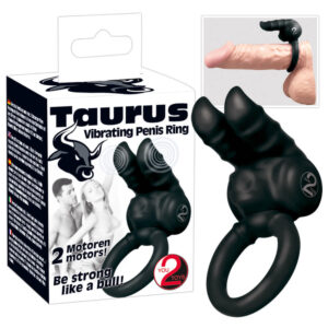 YOU2TOYS Taurus - vibrační kroužek na penis černý