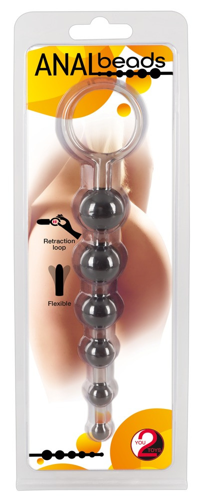 You2Toys Analbeads - anální korálky (zakouřená barva)