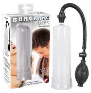 You2Toys Bang Bang Penis Pump - vakuová pumpa na penis (průhledná)