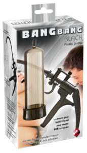 You2Toys Bang Bang - nůžková pumpa na penis (černá)