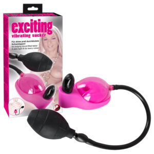 You2Toys Exciting Vibrating Sucker - vákuová pumpa na klitoris s mini vibrátorom