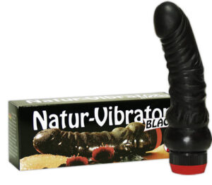 You2Toys Natur Vibrator Black - vibrátor čierny (17 cm)