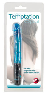 You2Toys Temptation Opal - gelový mini vibrátor modrý