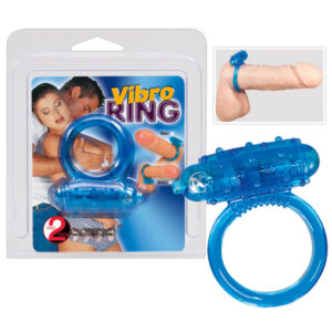 You2Toys Vibro ring - silikonový vibrační kroužek na penis - modrý