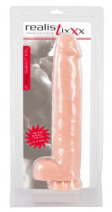 realistixxx Giant 3XL - velké realistické dildo s přísavkou (42cm) - tělová barva